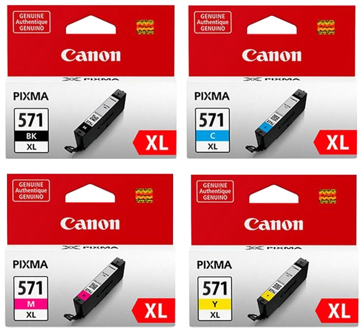 Canon CLI‑571XL High Capacity 4 Colour Ink Cartridge Multipack