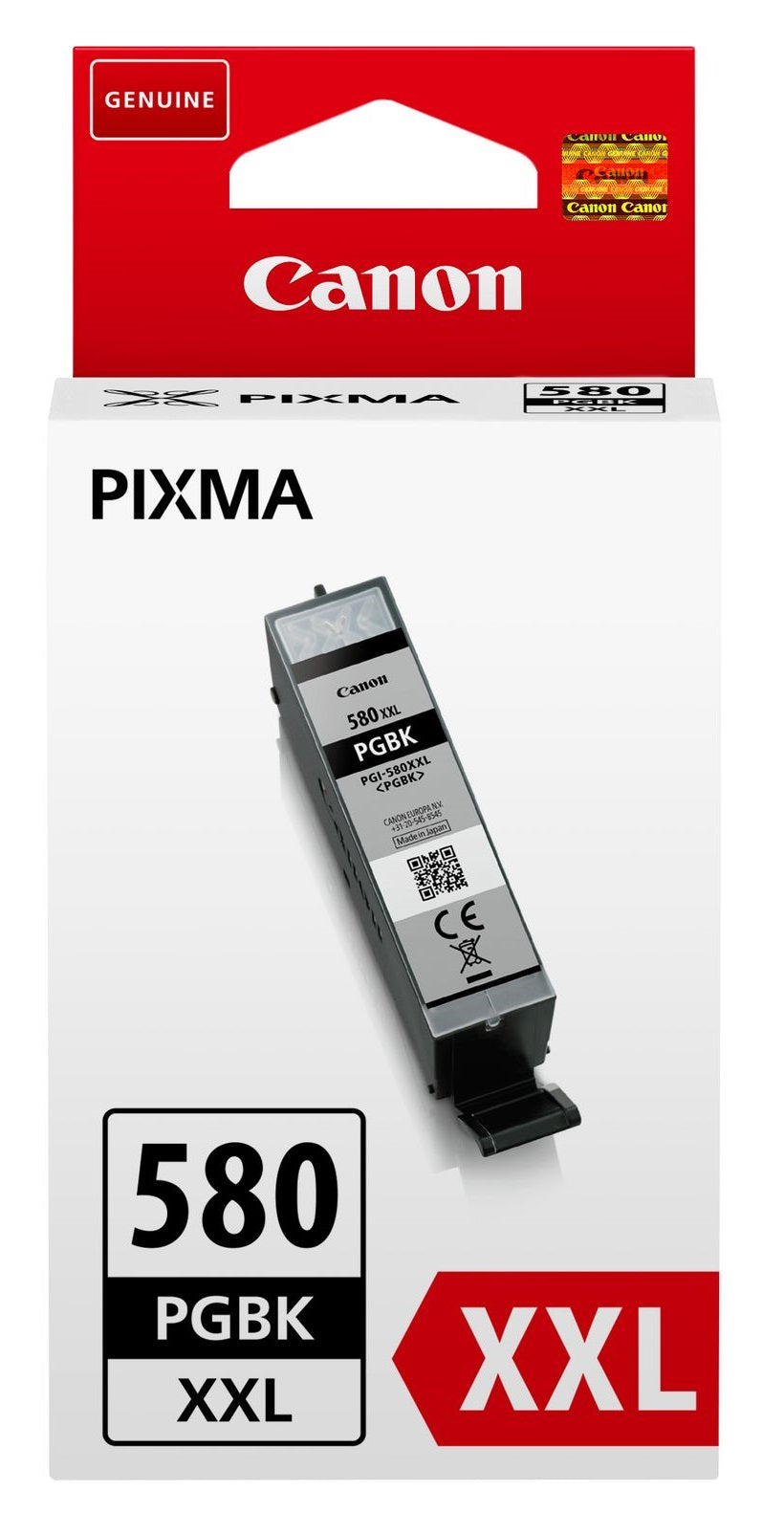 Canon PGI‑580PGBKXXL Extra High Capacity Pigment Black Ink Cartridge