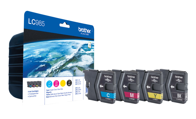 Brother Original LC985VALBP Ink Cartridge Set (4)