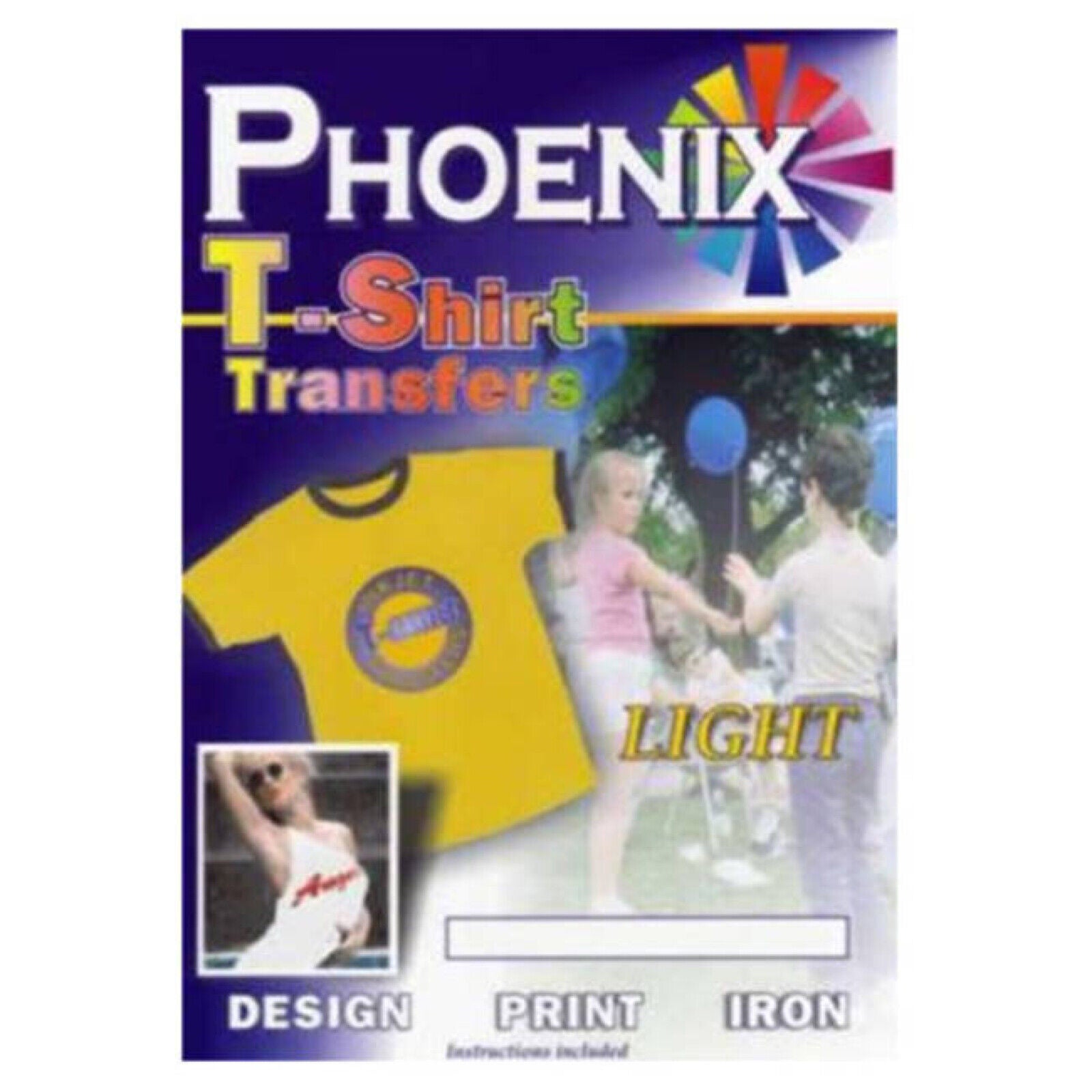 Phoenix T-Shirt Transfer Paper A4 - Light 10 Sheets