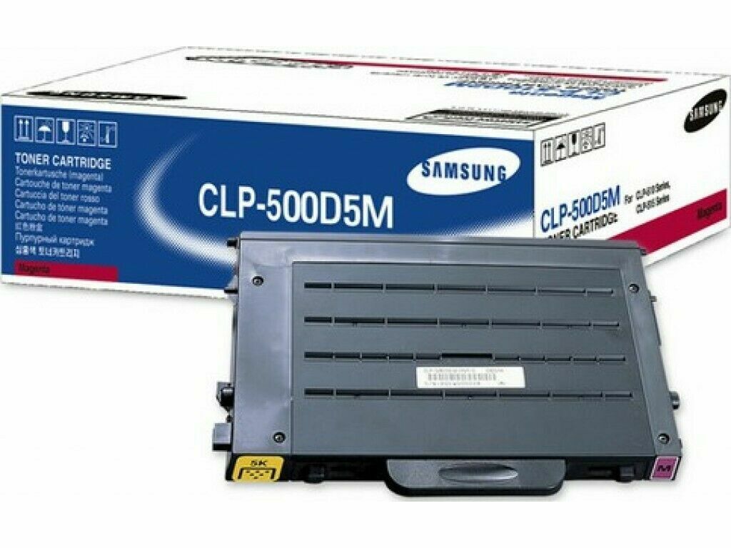 Original Samsung CLP-500D5M Magenta Toner Cartridge