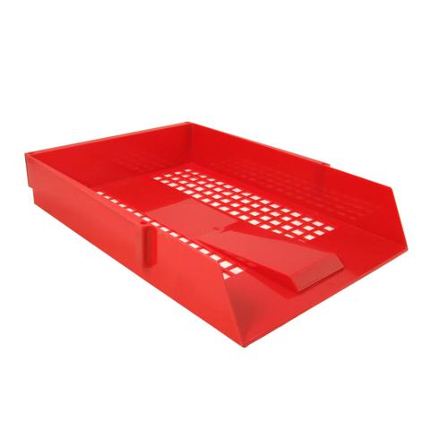 Deflecto Letter Tray A4 / Foolscap Portrait Red