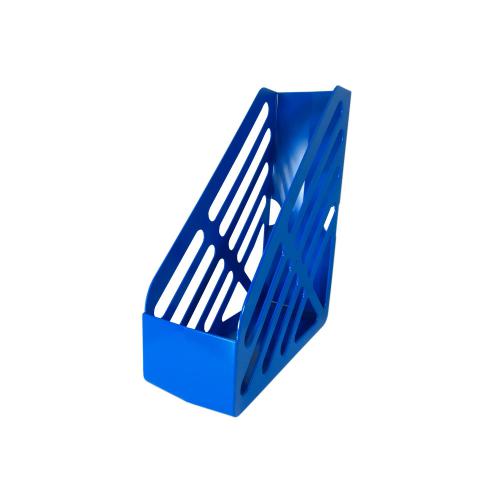 Magazine File Blue Deflecto Maxi Magazine File Rack - Blue – PrintCartridgeDirect